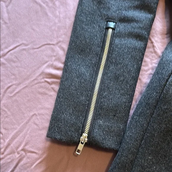 Mackage Dark Gray Asymmetrical Trench Coat - Picture 4 of 6